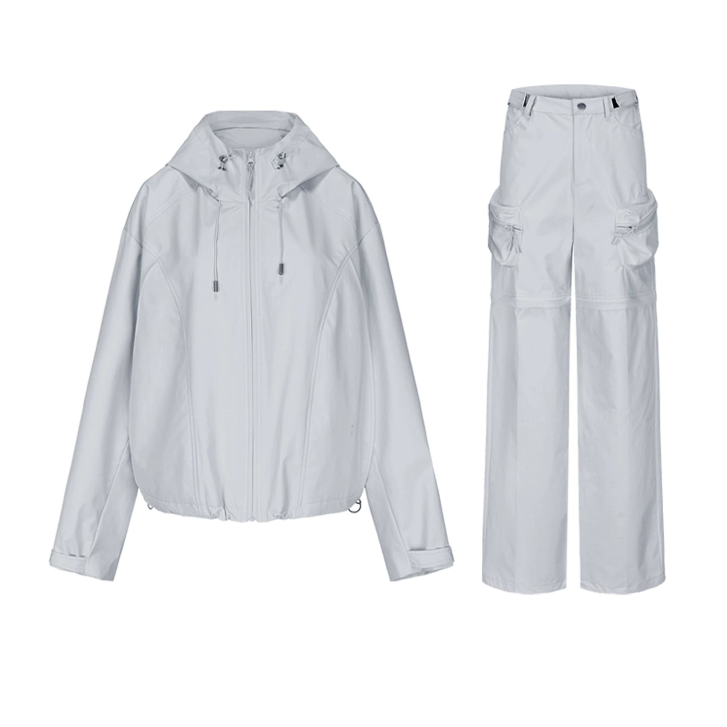 Windproof Waterproof Storm Jacket Pants Set-Up