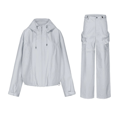 Windproof Waterproof Storm Jacket Pants Set-Up