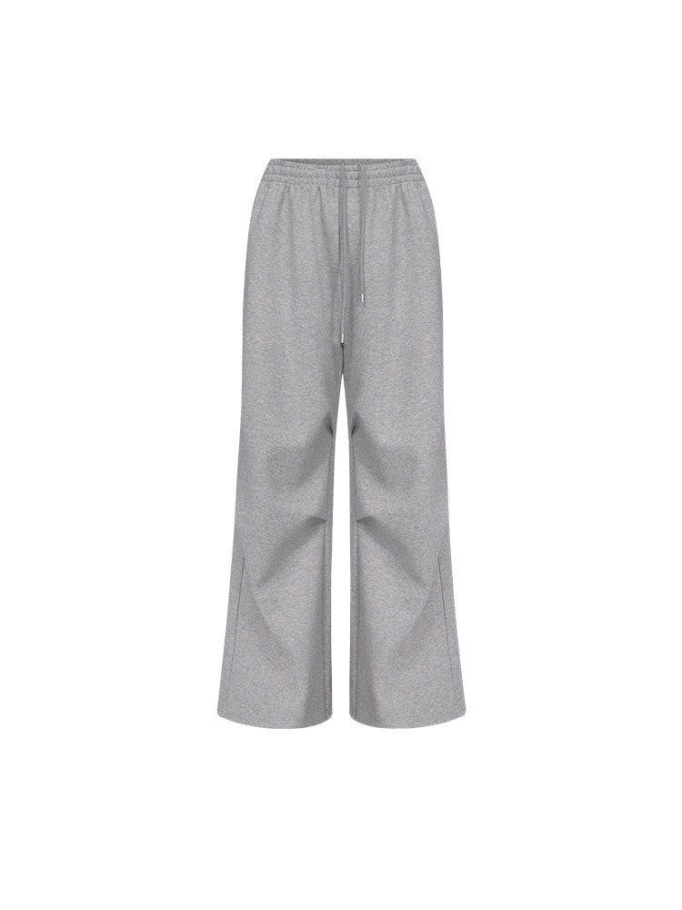 LOOSE DRAWSTRING GRAY SWEATPANTS