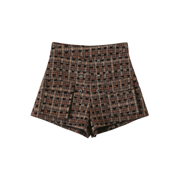 Caramel Cocoa Bow Check Set-Up