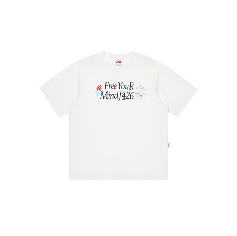 Loose Fit Slogan T-Shirt