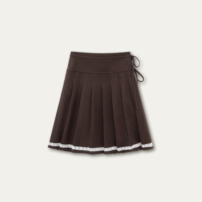Late Love Letter Woolen Skirt