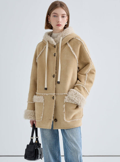 Thickened Warm Hooded Coat