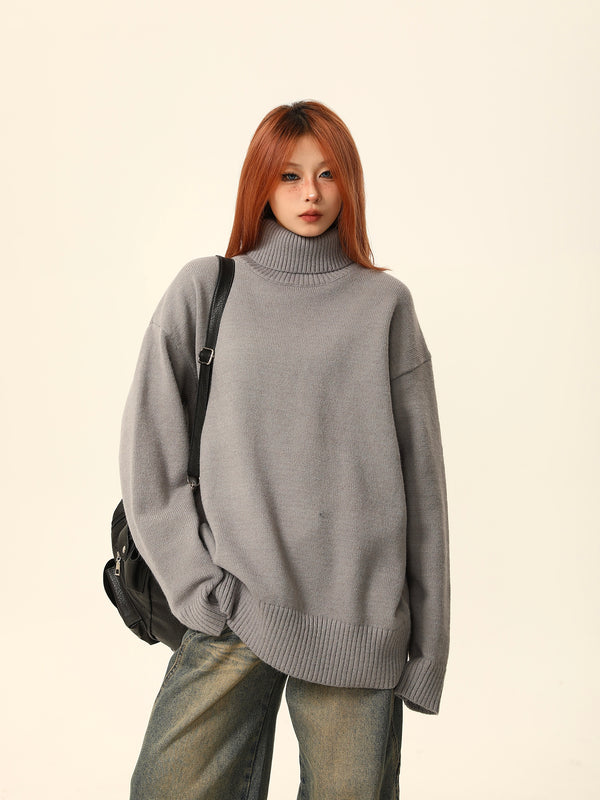 Turtleneck versatile base knit underneath Sweater