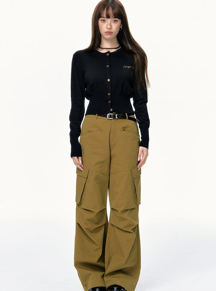 American retro cargo pants