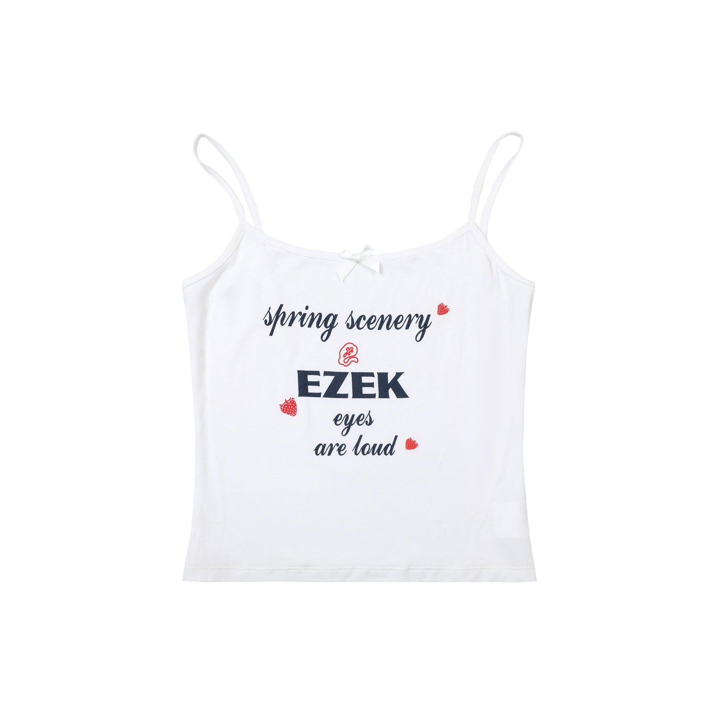 Camisole-Top mit Buchstabendruck