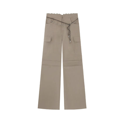 Autumn Wide Cargo Pants