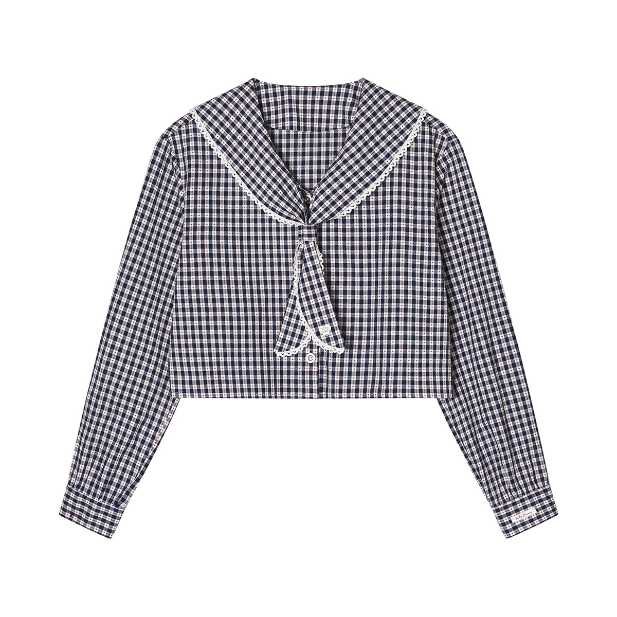 Star Sea Man Navy Collar Shirt