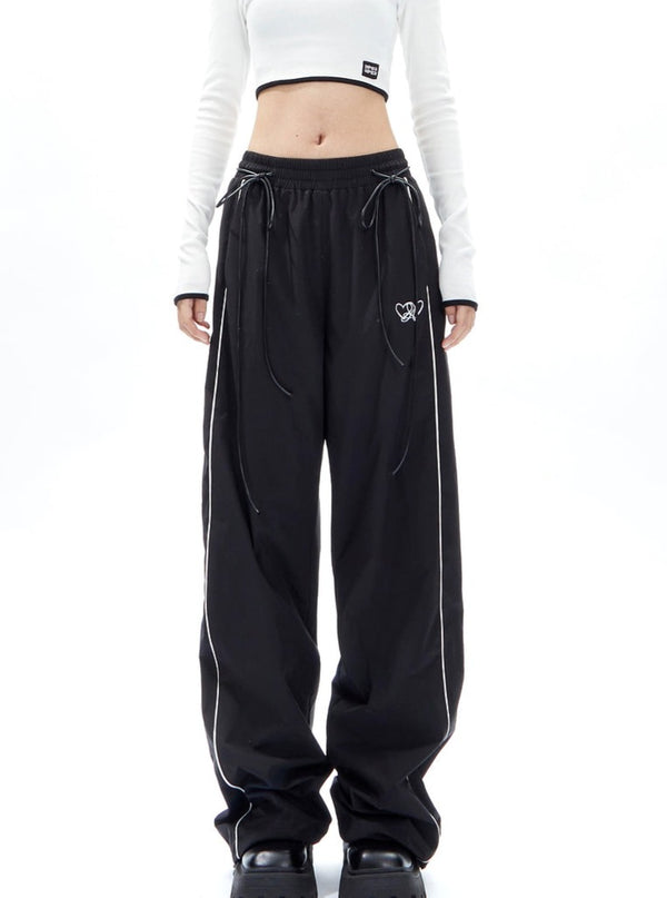Straight Wide Leg Casual Pants