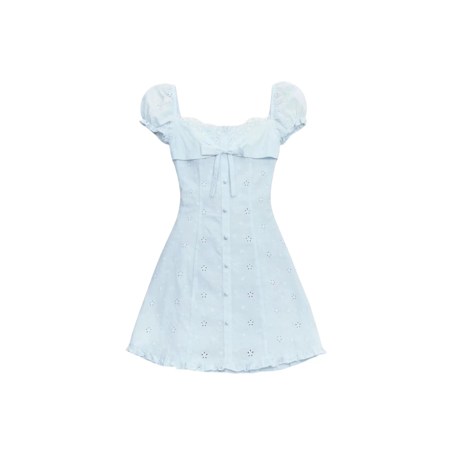 Light Blue Lace Dress