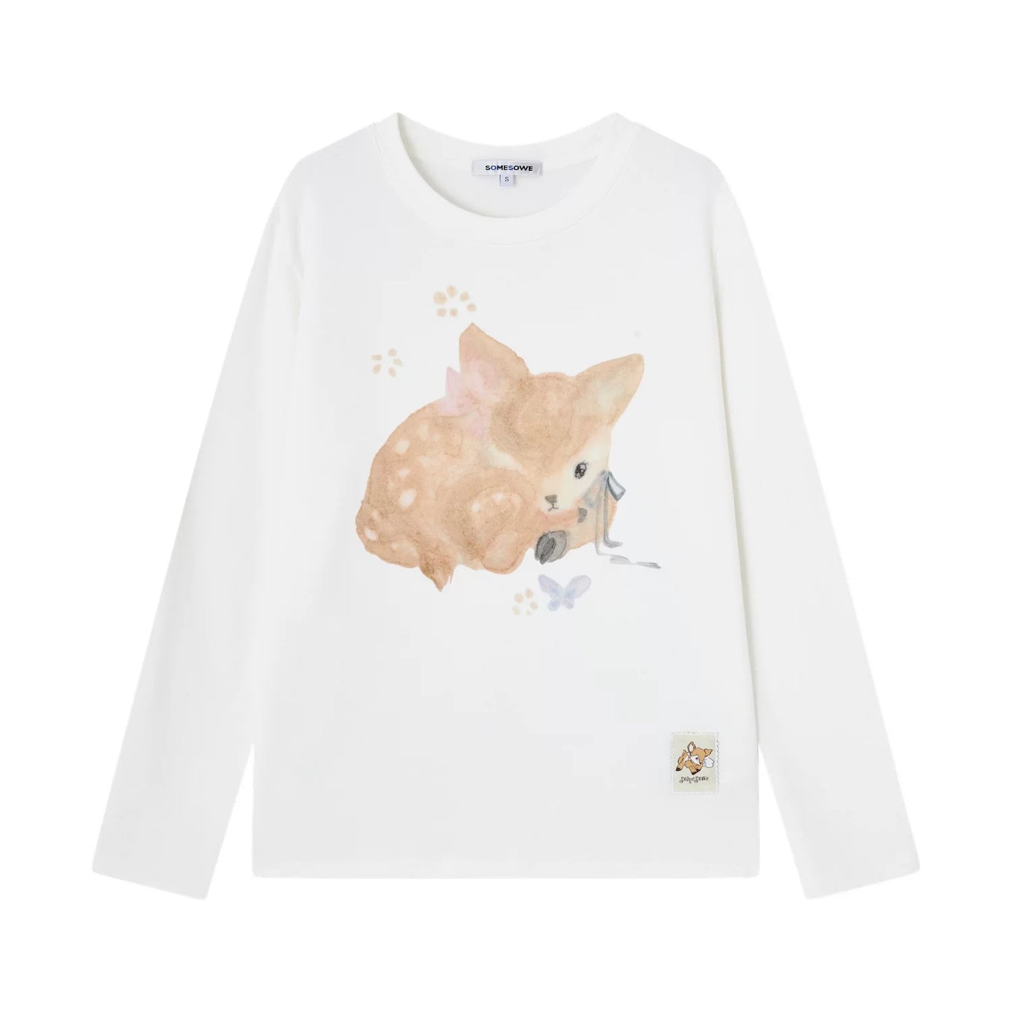 Little Deer Fluffy Blouse Top