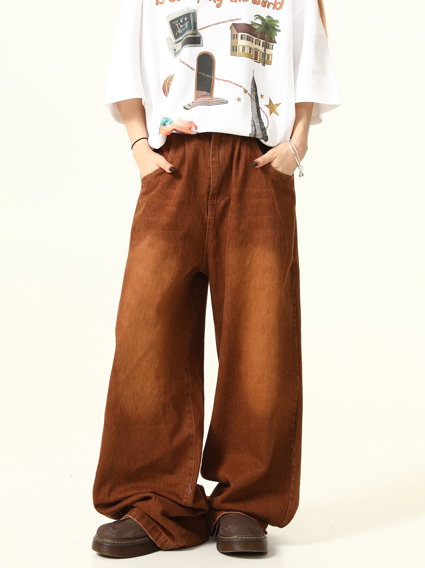 Vintage Maillard Black Brown Pants