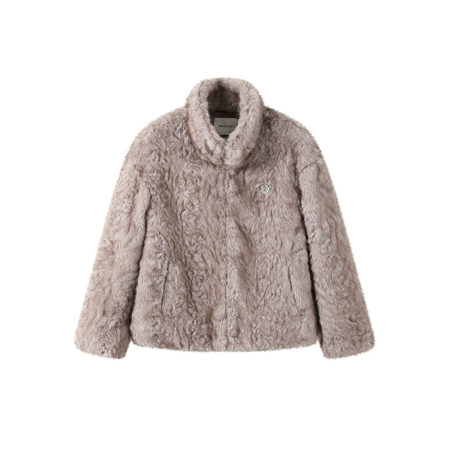 Stand-Up Collar Fur Coat