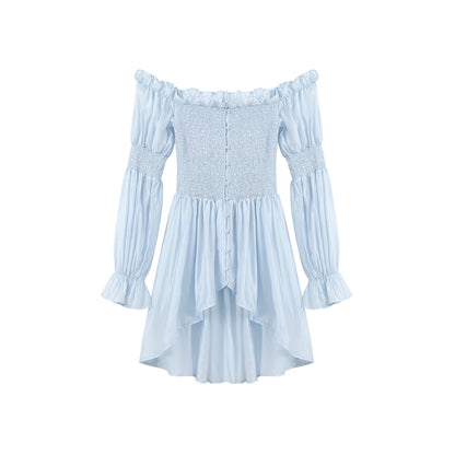 Misty French Ruched Dress