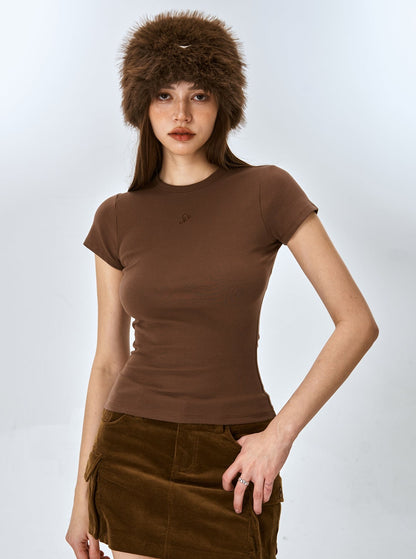 Basic Waist Shoulder T-Shirt