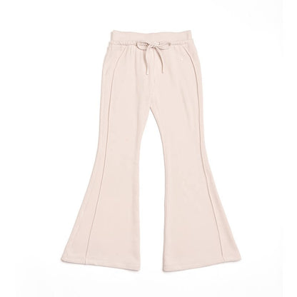 High-Waisted Ribbed Flared Pants