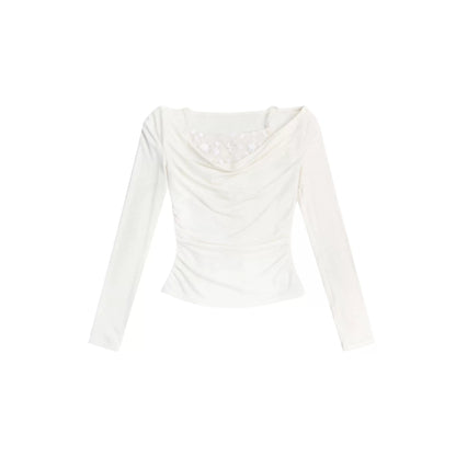 Pure Desire 퍼프 칼라 블라우스