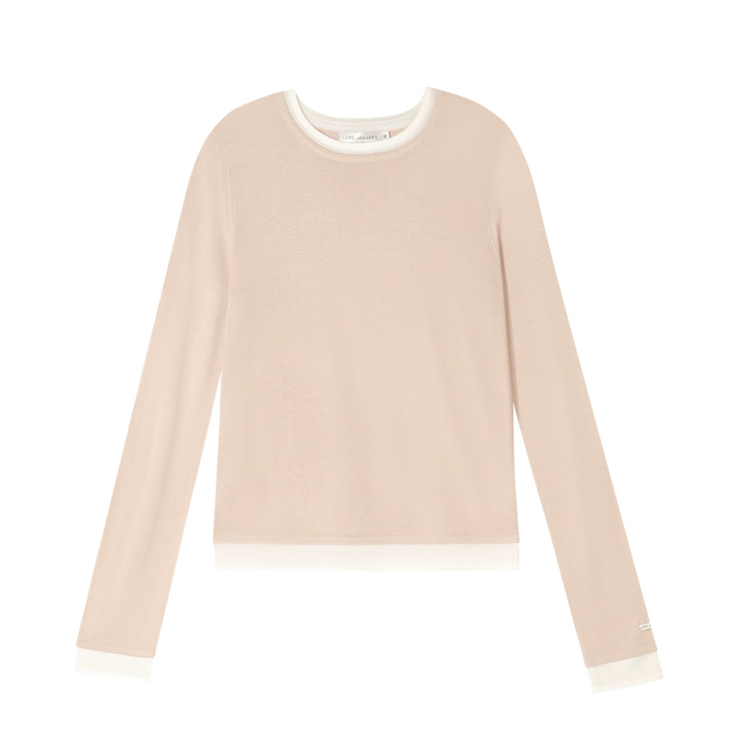 Solid Knit Two-Piece Sweater