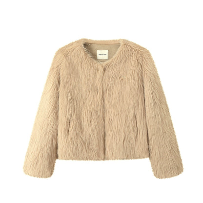 Loose Eco Fur Winter Coat