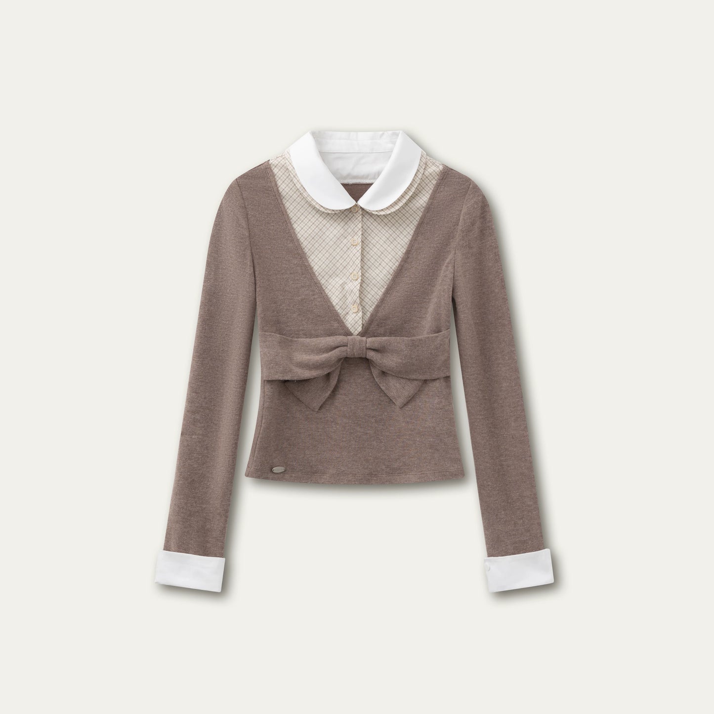 Doll Collar Three-Piece Top