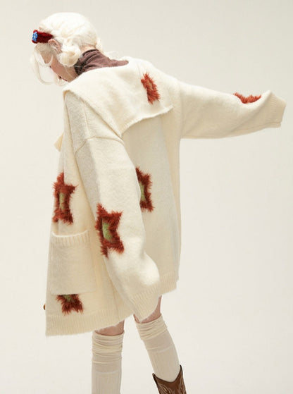 Loose Knitted Cardigan Jacket