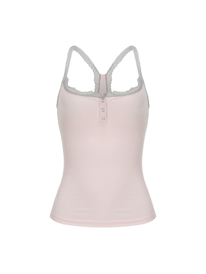 Color-Block Lace Camisole