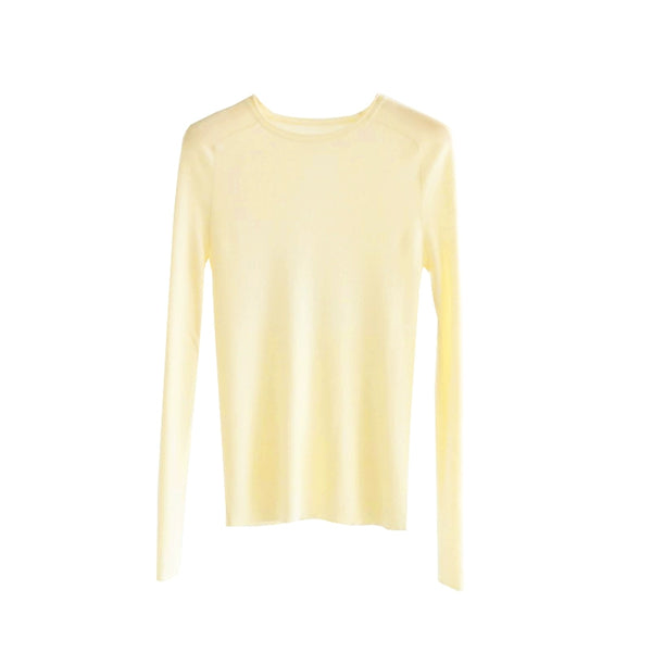 Seamless Wool Knit Sweater