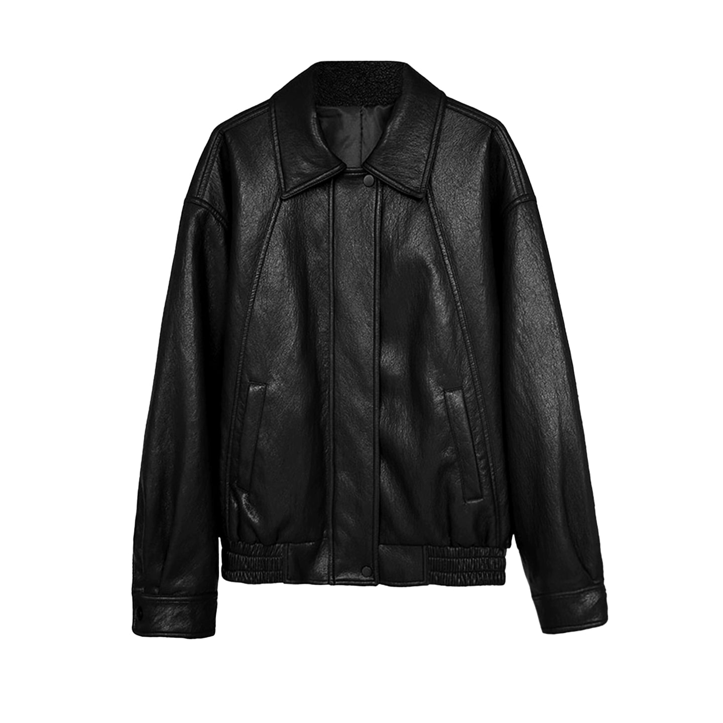 Autumn Black PU Leather Jacket