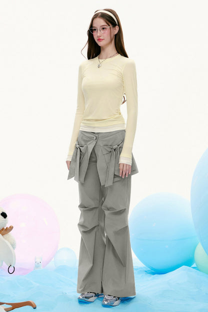 Autumn Winter Retro Butterfly Pants