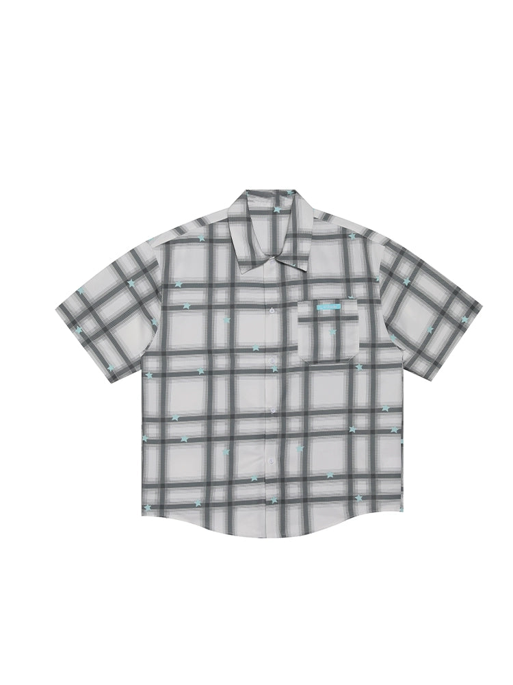 Color Check Star Shirt