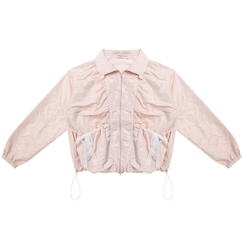 Loose Fit Lace Jacket