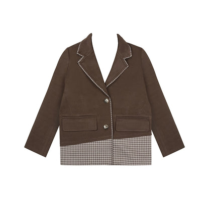 College Style Sub Blazer Keeps Jacket