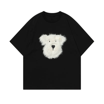 Three-Dimensional Puppy Design T-Shirt