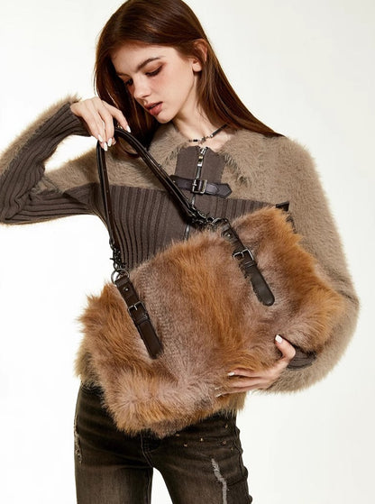 American Vintage Fur Plush Bag