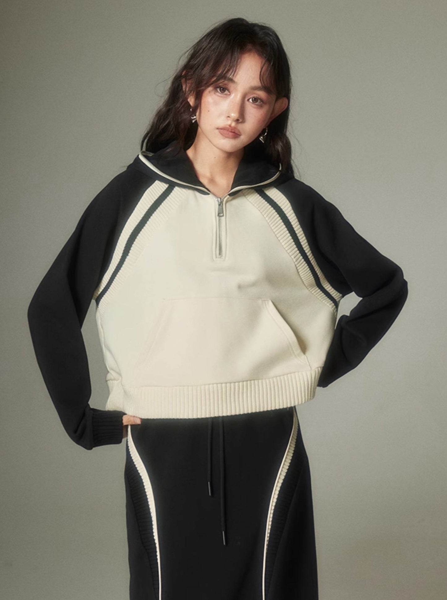 original design casual hooded set-up