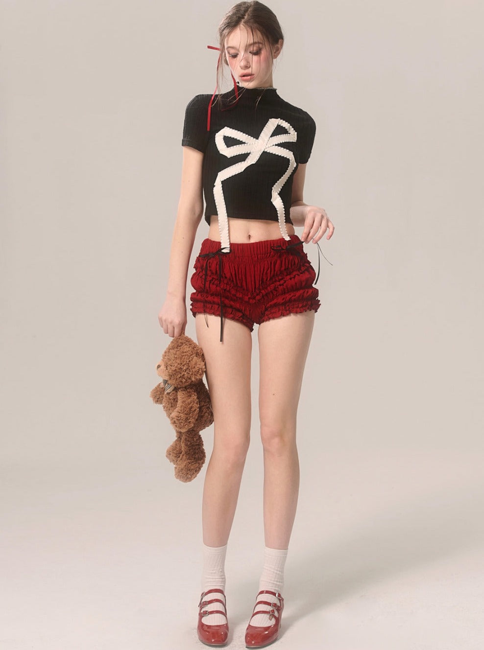 Sweet Doll Knit Crop Top