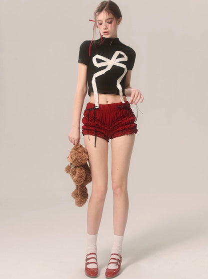 Sweet Doll Knit Crop Top