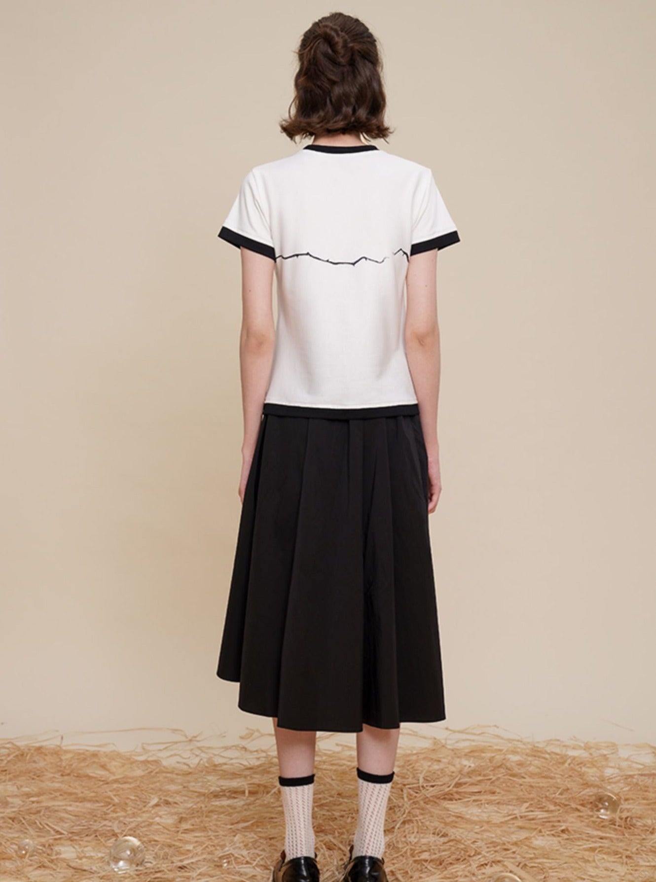 Short Sleeve CAMOOONI Branch Top