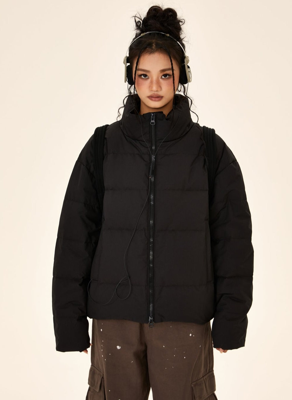 New Long-sleeved Loose Down Jacket