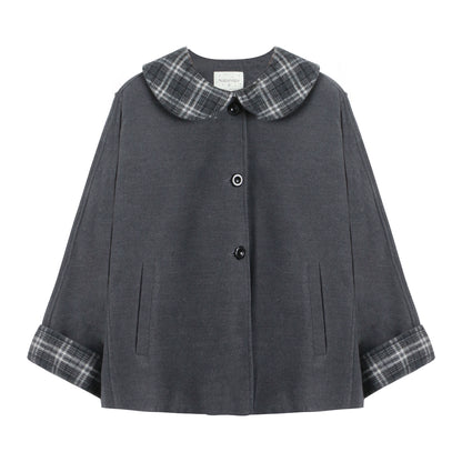 Vintage Puzzle Cloak Jacket