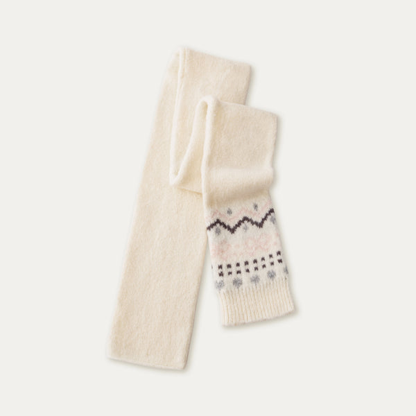 Knitted Jacket And Shorts Scarf Set-Up