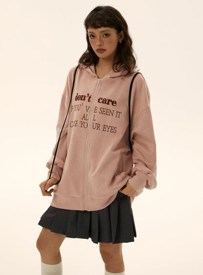 American Retro Loose Oversize Pink Coat