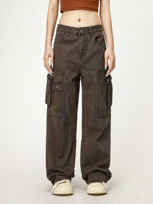 American Vintage Wash Straight Pants