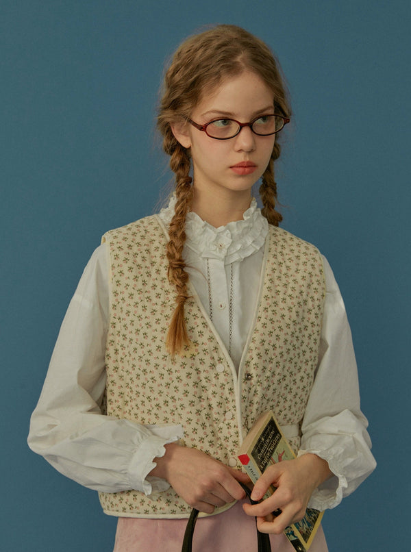 2 sides reversible retro layering vest top