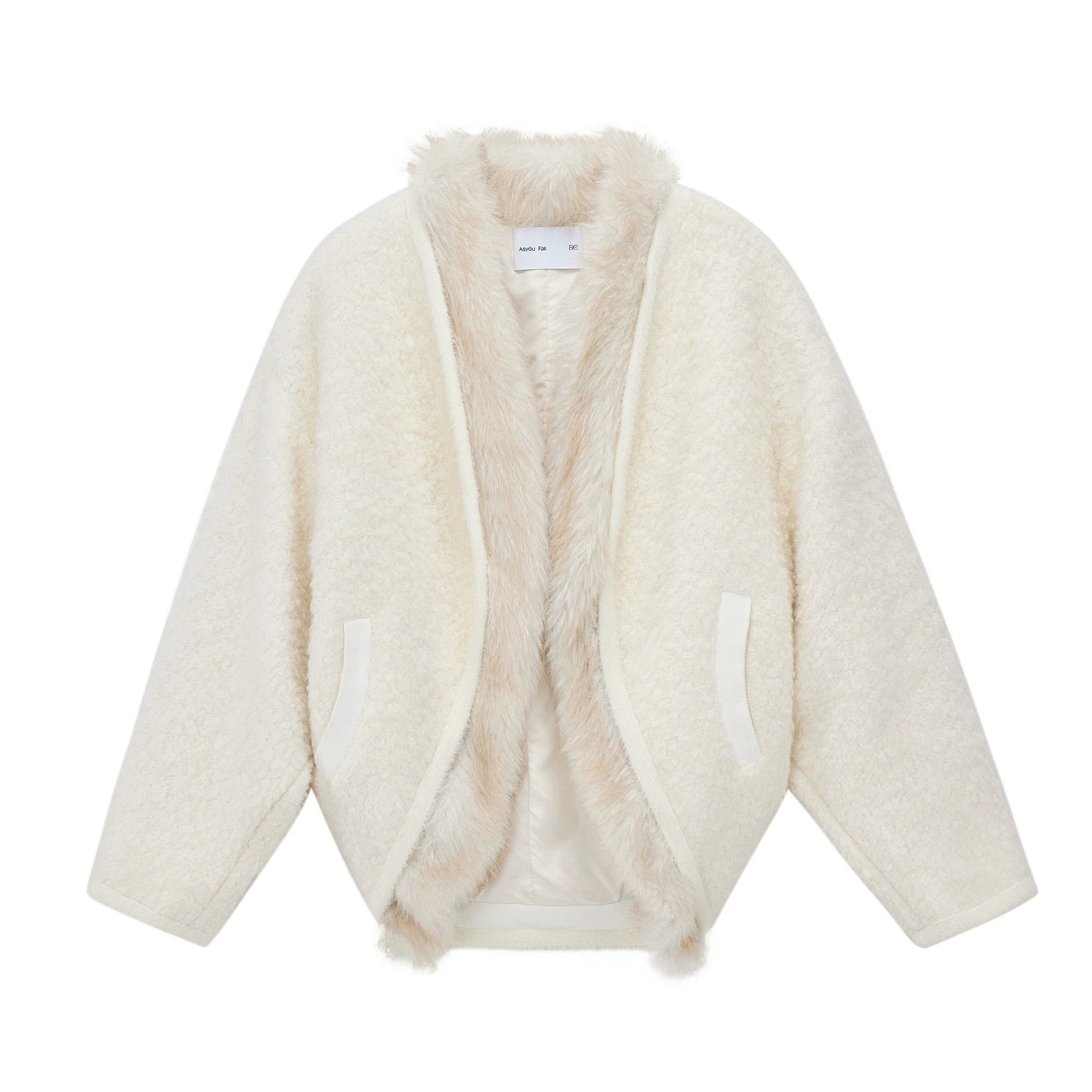 Detachable Fur Wool Coat