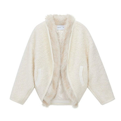 Detachable Fur Wool Coat