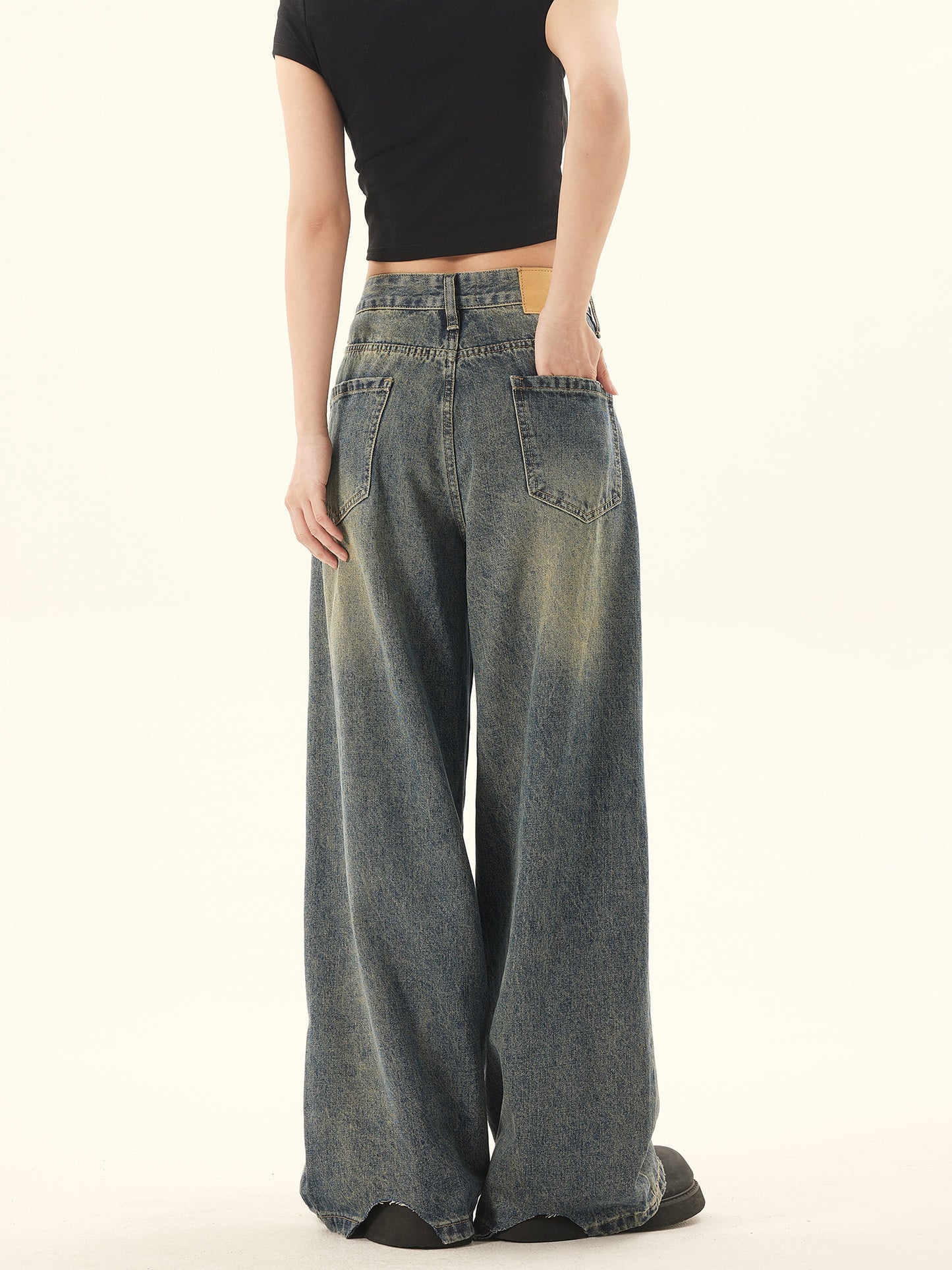 Wide Leg Slacks Pants