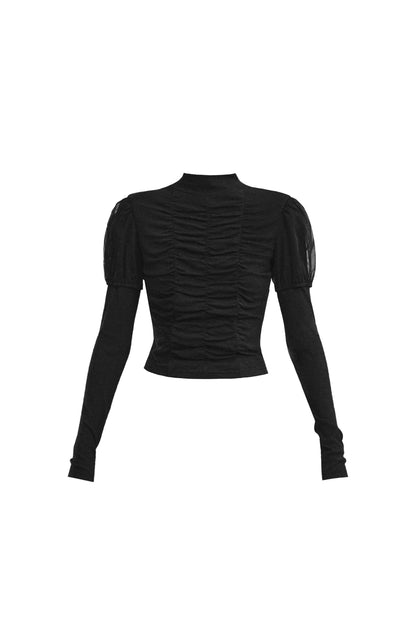 Pleated Waist Twilight Slim Top