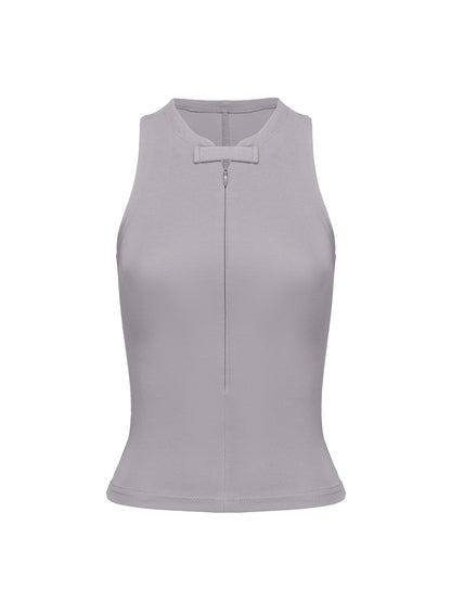 Gray Slim Fit Tank Top