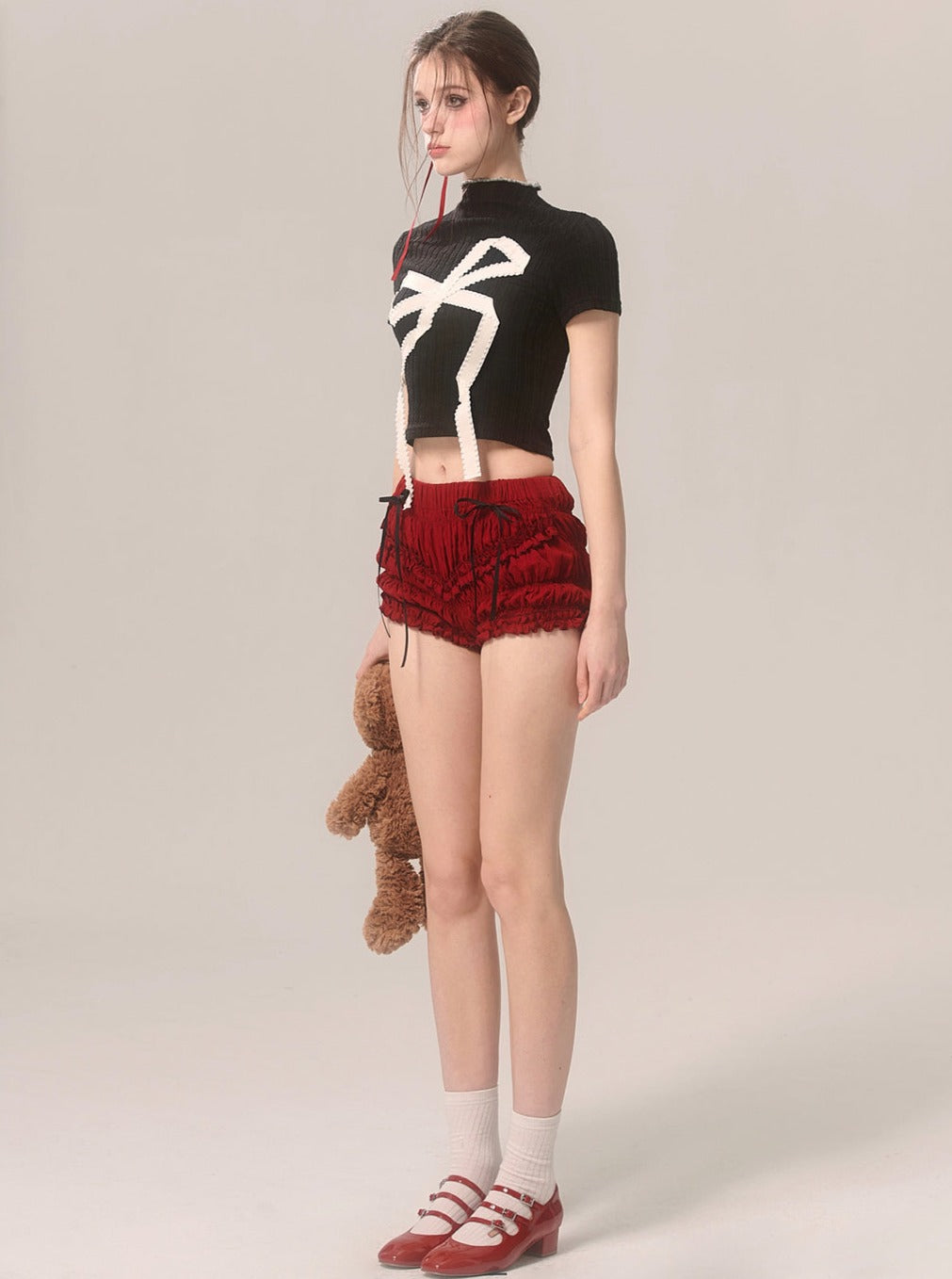 Sweet Doll Knit Crop Top